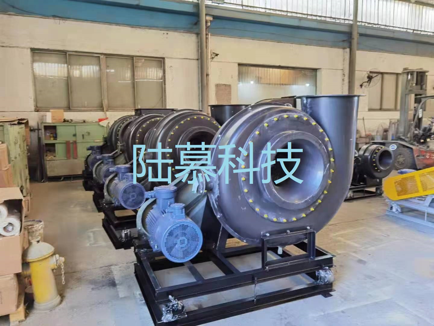 玻璃钢离心风机+机械密封，防爆风机